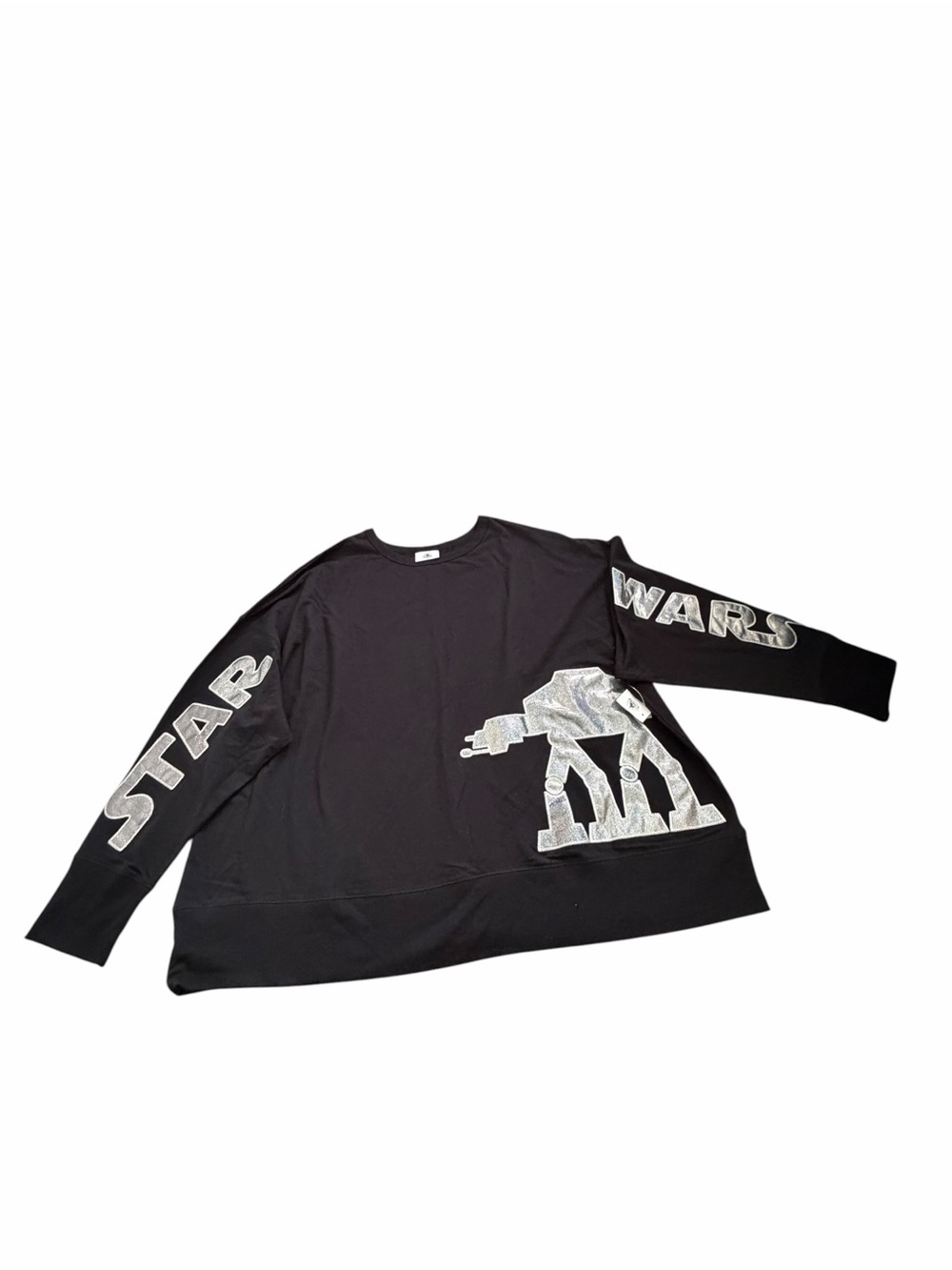 Disney Parks Star Wars At-At Imperial Walker Black Long Sleeve Plus 3X